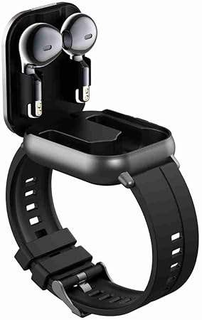 Smartwatch with Wireless Earbuds, Fitness & Health Tracker