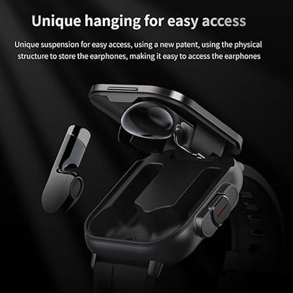 Smartwatch with Wireless Earbuds, Fitness & Health Tracker